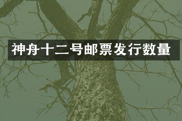 神舟十二号邮票发行数量