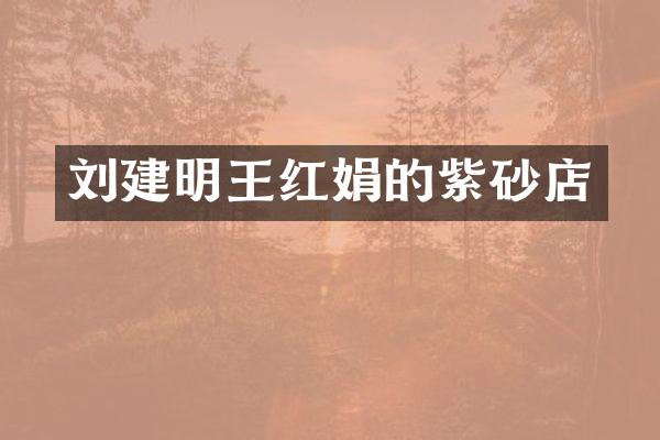 刘建明王红娟的紫砂店