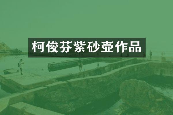 柯俊芬紫砂壶作品