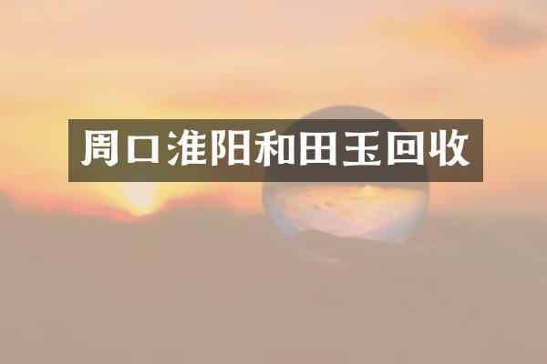周口淮阳和田玉回收