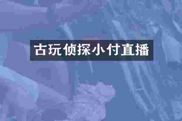 古玩侦探小付直播