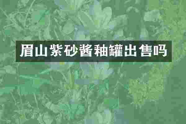 眉山紫砂酱釉罐出售吗