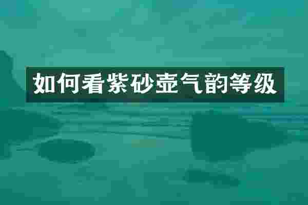 如何看紫砂壶气韵等级
