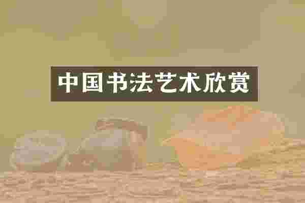 中国书法艺术欣赏
