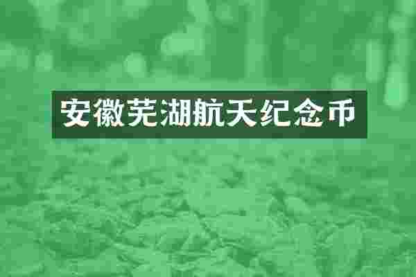 安徽芜湖航天纪念币