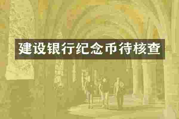 建设银行纪念币待核查