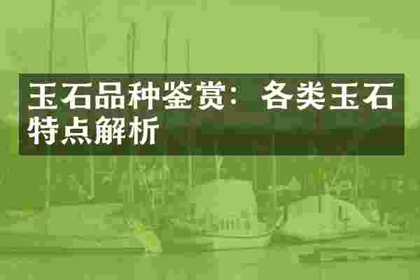 玉石品种鉴赏：各类玉石特点解析