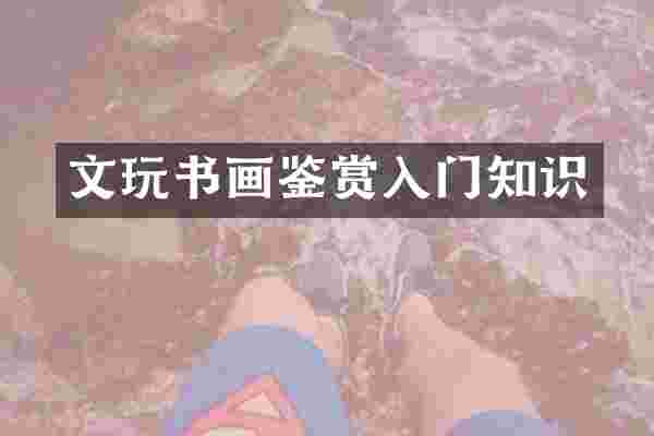 文玩书画鉴赏入门知识